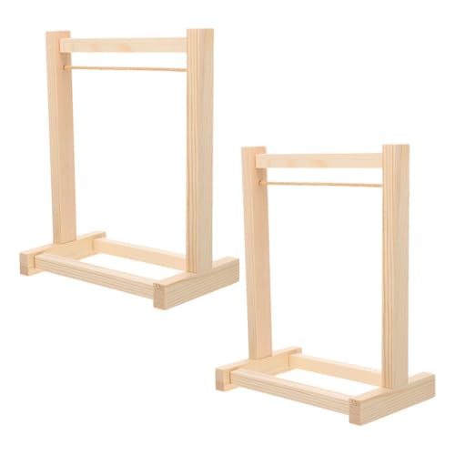 Supvox 2 Stück Holz Puppen Kleidung Aufbewahrung Regal für DIY Projekte für Mädchen und Puppenliebhaber Fördert Kreatives Spiel und Organisation Supvox 2 Stück Holz Puppen Kleidung Aufbewahrung Regal für DIY Projekte für Mädchen und Puppenliebhaber Fördert Kreatives Spiel und Organisation von Supvox