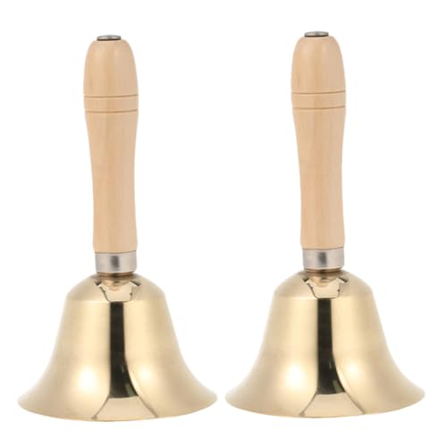 Supvox 2 Stück Kleine Handglocke aus Massivem Kupfer mit Holzgriff Laute und Klare Klangqualität für Klassenzimmer Spiele Veranstaltungen und Seniorenbetreuung Supvox 2 Stück Kleine Handglocke aus Massivem Kupfer mit Holzgriff Laute und Klare Klangqualität für Klassenzimmer Spiele Veranstaltungen und Seniorenbetreuung von Supvox