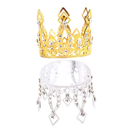 Supvox 2 Stück Kronen Ornament Kronen Prinzessinnen Topper Mini Krone Kuchendekoration Für Freunde Geburtstagsparty Krone Für Geburtstagstorte Ornament Zufällige Farbe Supvox 2 Stück Kronen Ornament Kronen Prinzessinnen Topper Mini Krone Kuchendekoration Für Freunde Geburtstagsparty Krone Für Geburtstagstorte Ornament Zufällige Farbe von Supvox