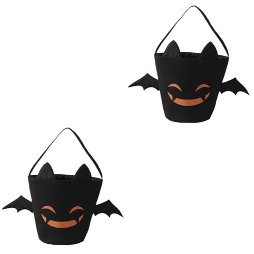 Supvox 2 Stück Reißfeste Faltbare Baumwoll Halloween Geschenktasche mit Großer Kapazität Tragbare Canvas Süßigkeitentasche für Trick Treat Vielseitige Partydeko in Verschiedenen Farben Supvox 2 Stück Reißfeste Faltbare Baumwoll Halloween Geschenktasche mit Großer Kapazität Tragbare Canvas Süßigkeitentasche für Trick Treat Vielseitige Partydeko in Verschiedenen Farben von Supvox