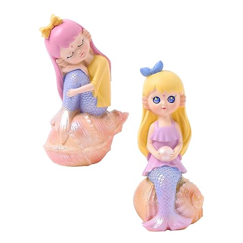Supvox 2 Stück Resin Dekoration für Kuchen mit Meerjungfrau Design Kreative Backverzierung Eleganter Tortenspitze für Besondere Anlässe für Feiern und Geburtstage Supvox 2 Stück Resin Dekoration für Kuchen mit Meerjungfrau Design Kreative Backverzierung Eleganter Tortenspitze für Besondere Anlässe für Feiern und Geburtstage von Supvox