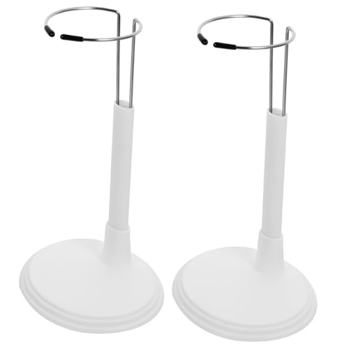 Supvox 2 Stück Stützrahmen für Puppen Puppeninhaber Puppenständer Anzeige Figurenständer Mädchen Display Stand Doll Support Stehpuppe Stützständer für Puppen Puppenhalterungen Weiß von Supvox