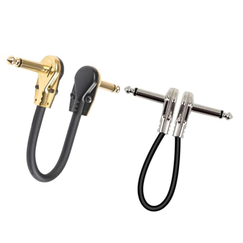 Supvox 2 Stück Teiliges Gitarren Signal Patchkabel Flach Leicht Verlustarm Kompatibel mit Gitarre Bass Effektpedal Flexible Transportfreundliche Verbindung für Bühne und Studio Supvox 2 Stück Teiliges Gitarren Signal Patchkabel Flach Leicht Verlustarm Kompatibel mit Gitarre Bass Effektpedal Flexible Transportfreundliche Verbindung für Bühne und Studio von Supvox