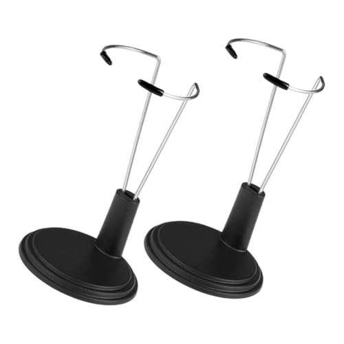 Supvox 2 Stück Teiliges Puppenständer Höhenverstellbar Stabile PVC und Basis für Actionfiguren und Spielzeugpuppen als Display Zubehör von Supvox