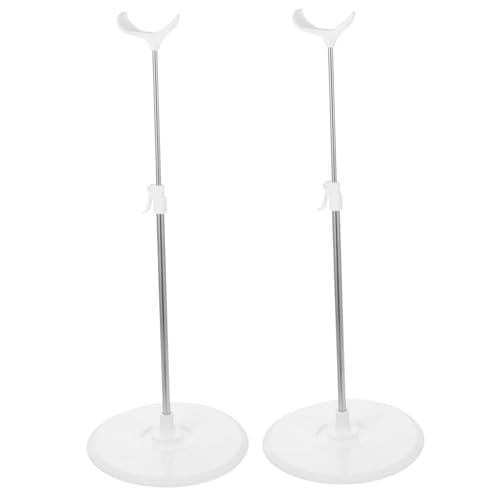 Supvox 2 Stück Verstellbare Puppenständer aus Robustem Stabile Figurenhalterung für Puppen und Actionfiguren rutschfeste Displayständer für Sammler und Shop präsentation von Supvox