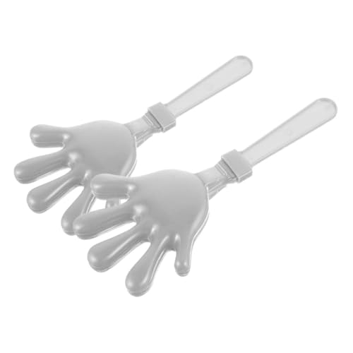 Supvox 2 Stück kleines Klatschen Klöppel für Sportveranstaltungen Krachmacher-Handklatscher- Partykrachmacher Handklöppel Krachmacher Masse Konzert Geräuschemacher Plastik Silver Supvox 2 Stück kleines Klatschen Klöppel für Sportveranstaltungen Krachmacher-Handklatscher- Partykrachmacher Handklöppel Krachmacher Masse Konzert Geräuschemacher Plastik Silver von Supvox