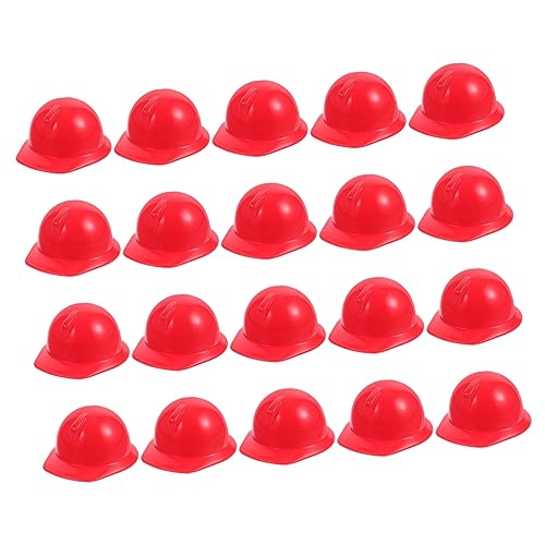Supvox 20 Stck. Teiliges Miniatur Puppen Schutzhelme Rote Kunststoff Bauhelm Modelle Detailgetreue Mini Puppenhüte für Bastelprojekte Puppendekoration und Rollenspiele Supvox 20 Stck. Teiliges Miniatur Puppen Schutzhelme Rote Kunststoff Bauhelm Modelle Detailgetreue Mini Puppenhüte für Bastelprojekte Puppendekoration und Rollenspiele von Supvox