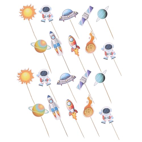 Supvox 20 Stück Astronauten Kucheneinsätze Geburtstagsparty Dekorationen Kuchendekor Oh Kindergeburtstagsdekoration Junge Dessert Backdekor Kuchenspieße Dekoration Von Supvox 20 Stück Astronauten Kucheneinsätze Geburtstagsparty Dekorationen Kuchendekor Oh Kindergeburtstagsdekoration Junge Dessert Backdekor Kuchenspieße Dekoration Von von Supvox