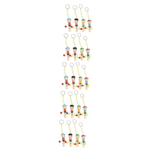 Supvox 20 Stück Holzpfeifen Teilig Cartoon Piratenpfeifen aus Poliertem Holz Bemalt Sicher und Praktisch Pädagogisches zur Musikalischen Supvox 20 Stück Holzpfeifen Teilig Cartoon Piratenpfeifen aus Poliertem Holz Bemalt Sicher und Praktisch Pädagogisches zur Musikalischen von Supvox