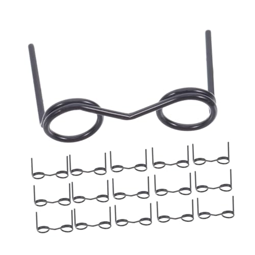 Supvox 20 Stück Puppenbrille Mini-brillengestell Minibrille Für Puppen Dekorative Minigläser Lustige Brillenspielzeuge Partydekorationen Mini-glasrahmen Puppe Winzige Brillen Black Eisen von Supvox