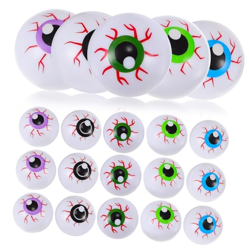 Supvox 20 Stück Teiliges Bunte Plastik Augäpfel Realistisch Geformte Halloween Deko Sichere PP Materialien Vielseitige Party Mitgebsel und Gruselige Dekoration für Halloween Fest Supvox 20 Stück Teiliges Bunte Plastik Augäpfel Realistisch Geformte Halloween Deko Sichere PP Materialien Vielseitige Party Mitgebsel und Gruselige Dekoration für Halloween Fest von Supvox