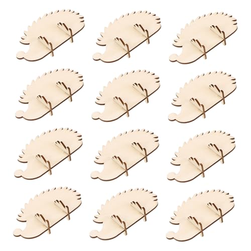 Supvox 20 Stück Teiliges DIY Igel Holzscheiben Set Naturbelassene Tier Holzstücke zum Bemalen Kreatives Bastelset für Erwachsene Detailreiche Holzfiguren für Weihnachts und von Supvox