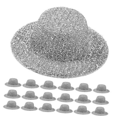 Supvox 20 Stück Teiliges Mini Jazz Hüte Silber Kleine Dekorative Puppenhüte Leichtes DIY Bastelzubehör Weiches Material Vielseitig für Puppen und Partydekorationen Supvox 20 Stück Teiliges Mini Jazz Hüte Silber Kleine Dekorative Puppenhüte Leichtes DIY Bastelzubehör Weiches Material Vielseitig für Puppen und Partydekorationen von Supvox