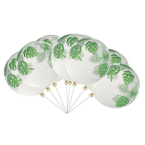 Supvox 20Stücke Monstera Luftballons Dekorative Ballons Für Tropische Themenpartys Hochzeiten Und Sommerfeste Partydekoration Für Events von Supvox