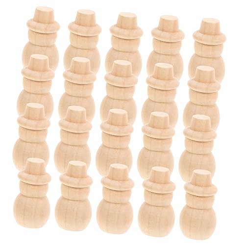 Supvox 20Stücke Unvollendete Holzfiguren zum Basteln DIY Peg Puppen für Kreative und für Dekoration und Wohnkultur Supvox 20Stücke Unvollendete Holzfiguren zum Basteln DIY Peg Puppen für Kreative und für Dekoration und Wohnkultur von Supvox