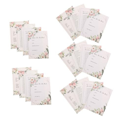 Supvox 20stücke Teiliges Partyspiel Interaktive Spielkarten Für Hochzeit Und Junggesellinnenabschied Für Erwachsene Und Familie Lustige Partyaktivität Supvox 20stücke Teiliges Partyspiel Interaktive Spielkarten Für Hochzeit Und Junggesellinnenabschied Für Erwachsene Und Familie Lustige Partyaktivität von Supvox
