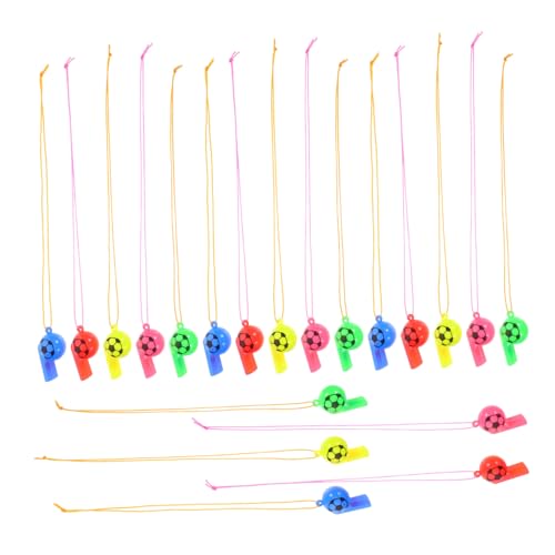 Supvox 24 Stück Fußball Pfeife sportgel sports bird whistle Lernpfeife outdoor sport Fußball-Partygeschenke Bulk Fußball pfeift Spiele pfeifen Kunststoffpfeifen mit Trageband Plastik Supvox 24 Stück Fußball Pfeife sportgel sports bird whistle Lernpfeife outdoor sport Fußball-Partygeschenke Bulk Fußball pfeift Spiele pfeifen Kunststoffpfeifen mit Trageband Plastik von Supvox