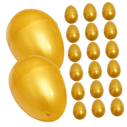 Supvox 24 Stück Teiliges Goldene Wiederbefüllbare Kunststoff Eier Befüllbare Ostereier für Süßigkeitenboxen und Geschenkverpackung Wiederverwendbar Robust und Dekorativ für Party und DIY Supvox 24 Stück Teiliges Goldene Wiederbefüllbare Kunststoff Eier Befüllbare Ostereier für Süßigkeitenboxen und Geschenkverpackung Wiederverwendbar Robust und Dekorativ für Party und DIY von Supvox