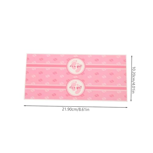 Supvox 24 Stück Teiliges Wasserflaschen Aufkleber Leicht Abziehbare Gender Reveal Sticker Wasserfeste Party Deko für Shower und Geburtstagsfeiern Passend für Standardflaschen von Supvox