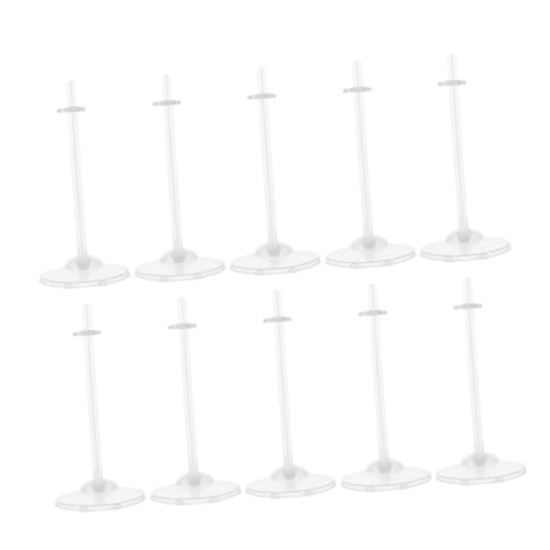 Supvox 24Stücke Puppenständer Stabiler Doll Display Halter für Verschiedene Puppen Einfacher Aufbau Langlebiges Material für Miniaturfiguren und Puppenanzeige von Supvox