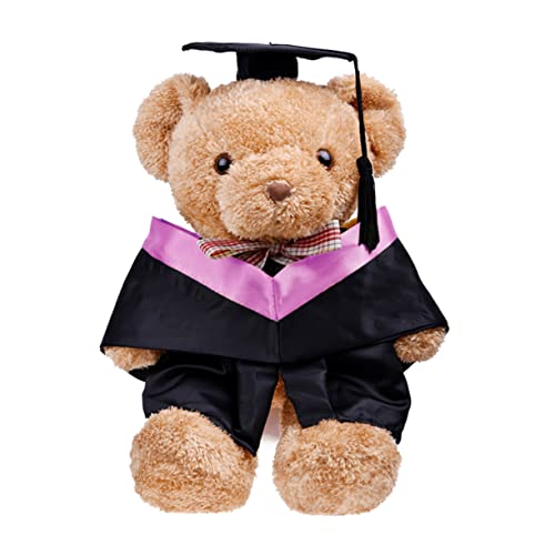 Supvox 2Er Set Puppenkleidung Puppen kinderpuppe Puppen Kleidung Puppenaccessoire doll Accessories Kappe Mini Abschlusshutkostüm Kleidung für Puppe Puppen-Abschlusskleid Black von Supvox