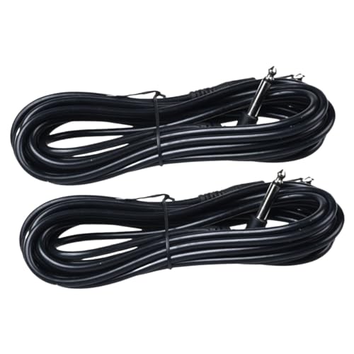 Supvox 2Stücke Gitarrenkabel Gitarreninstrumentenkabel für Bass und Keyboard mit Audioqualität und Langlebigkeit von Supvox