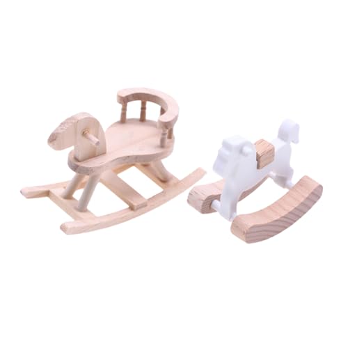 Supvox 2stücke Unvollendete Holz Schaukelpferd Modelle Miniatur Holzfiguren Für Puppenhaus Tischdekoration Und Tortenaufsatz Natur Und Weißtönen Vielseitig Einsetzbar Für Zuhause Und Supvox 2stücke Unvollendete Holz Schaukelpferd Modelle Miniatur Holzfiguren Für Puppenhaus Tischdekoration Und Tortenaufsatz Natur Und Weißtönen Vielseitig Einsetzbar Für Zuhause Und von Supvox