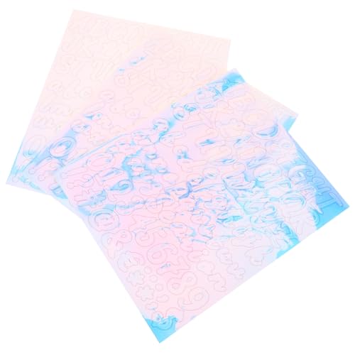 Supvox 3 Blätter Metallic Briefkasten Buchstaben Aufkleber Selbstklebende wasserdichte Vinyl Sticker für Adressbeschriftung Glatten Oberflächen Wie Flaschen Türen Briefkästen und von Supvox