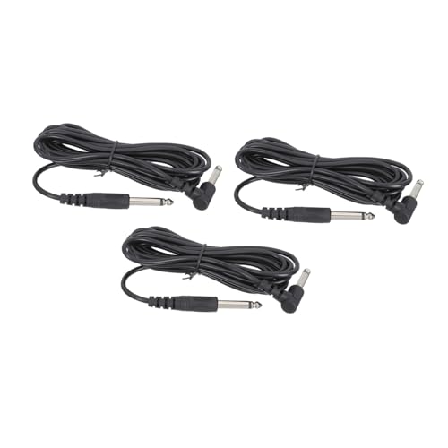 Supvox 3 STÜCKE Teiliges Gitarren Audiokabel Verbindungskabel mit Hochwertiger Abschirmung Biegesteif und Störungsarm Geeignet für Gitarre Lautsprecher und von Supvox