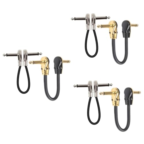 Supvox 3 Sätze Gitarren Patchkabel Flachstecker Effektkabel Für Gitarre Bass Und Musikinstrumente Langlebig Und Leicht Für Mixer 2 Stück * 3 Supvox 3 Sätze Gitarren Patchkabel Flachstecker Effektkabel Für Gitarre Bass Und Musikinstrumente Langlebig Und Leicht Für Mixer 2 Stück * 3 von Supvox