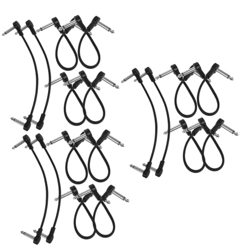 Supvox 3 Sätze Gitarrendraht Farbig Isoliert Instrument Aufgerollt Geflochten Für Gitarreneffekte Gitarrenffektkabel Sauerstofffreies Kupfer Black 6 Stück * 3 Supvox 3 Sätze Gitarrendraht Farbig Isoliert Instrument Aufgerollt Geflochten Für Gitarreneffekte Gitarrenffektkabel Sauerstofffreies Kupfer Black 6 Stück * 3 von Supvox