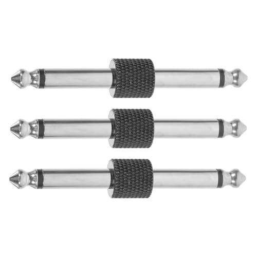 Supvox 3 Stück Gitarren Pedalverbinder Gerade Poliger Adapter Stecker Langlebig Robust für Gitarre Keyboard Effektpedal Zubehör Stabile Rauschfreie Verbindung Supvox 3 Stück Gitarren Pedalverbinder Gerade Poliger Adapter Stecker Langlebig Robust für Gitarre Keyboard Effektpedal Zubehör Stabile Rauschfreie Verbindung von Supvox