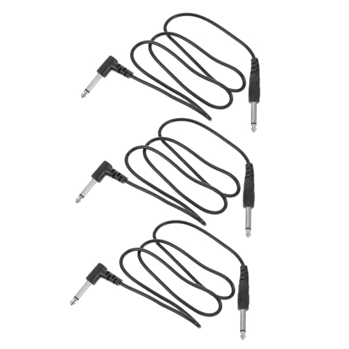 Supvox 3 Stück Gitarrenkabel Audioverbindung für Gitarre und Lautsprecher Langlebig Hohe Signalübertragung Schwarz für Musiker Supvox 3 Stück Gitarrenkabel Audioverbindung für Gitarre und Lautsprecher Langlebig Hohe Signalübertragung Schwarz für Musiker von Supvox