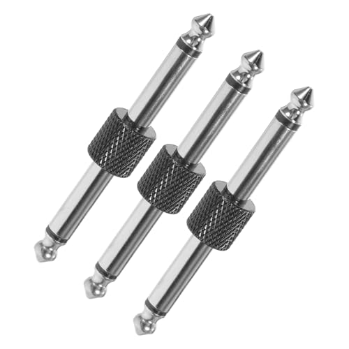 Supvox 3 Stück Gitarrenpedal Adapter Gerader Stecker Langlebiger Pedalboard Verbinder für Elektrische Gitarre Robustes Design für Verzerrungsfreie Klangübertragung Supvox 3 Stück Gitarrenpedal Adapter Gerader Stecker Langlebiger Pedalboard Verbinder für Elektrische Gitarre Robustes Design für Verzerrungsfreie Klangübertragung von Supvox