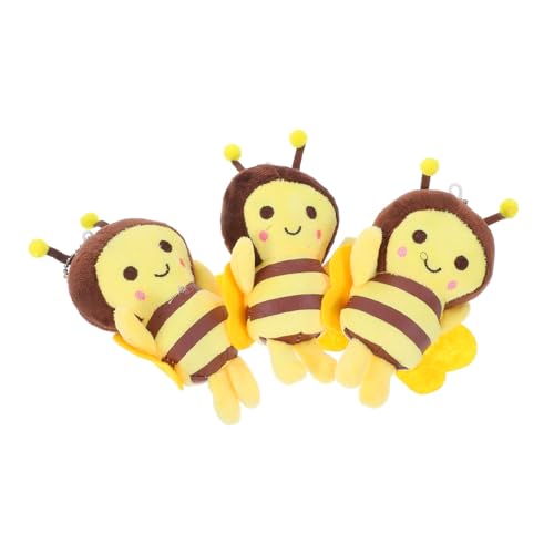 Supvox 3 Stück Kleiner Bienenanhänger Ausgestopft Party Reiz Flauschiger Schlüsselanhänger-Ornament Honigbiene Knuddelig Süße Biene Bienendekoration Oh Kind Plüsch Yellow Supvox 3 Stück Kleiner Bienenanhänger Ausgestopft Party Reiz Flauschiger Schlüsselanhänger-Ornament Honigbiene Knuddelig Süße Biene Bienendekoration Oh Kind Plüsch Yellow von Supvox