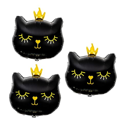 Supvox 3 Stück Kronkatze Ballon Kätzchen Luftballons Partydekorationen Luftballons Für Kätzchen Pastell Kronenkatzenballons Süßer Katzenballon Hochzeitsballons Aluminiumfolie Schwarz Supvox 3 Stück Kronkatze Ballon Kätzchen Luftballons Partydekorationen Luftballons Für Kätzchen Pastell Kronenkatzenballons Süßer Katzenballon Hochzeitsballons Aluminiumfolie Schwarz von Supvox