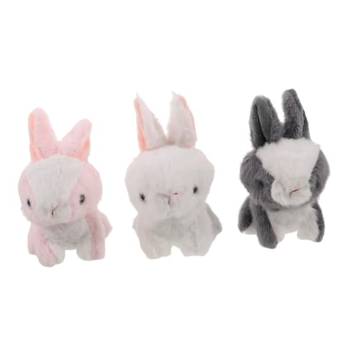 Supvox 3 Stück Miniatur Plüschhase Schlüsselanhänger Niedlicher Bunny Schlüsselring Partyfüller für Mädchen Jungen Kindergarten Taschenanhänger Dekoration Supvox 3 Stück Miniatur Plüschhase Schlüsselanhänger Niedlicher Bunny Schlüsselring Partyfüller für Mädchen Jungen Kindergarten Taschenanhänger Dekoration von Supvox