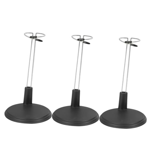 Supvox 3 Stück PVC Puppenständer Stabile Halterung für Puppen Hochwertiger Schwarzer Doll Bracket mit Breiter Basis Sicherer Halt für Spielzeugpuppen und Sammlerstücke Supvox 3 Stück PVC Puppenständer Stabile Halterung für Puppen Hochwertiger Schwarzer Doll Bracket mit Breiter Basis Sicherer Halt für Spielzeugpuppen und Sammlerstücke von Supvox