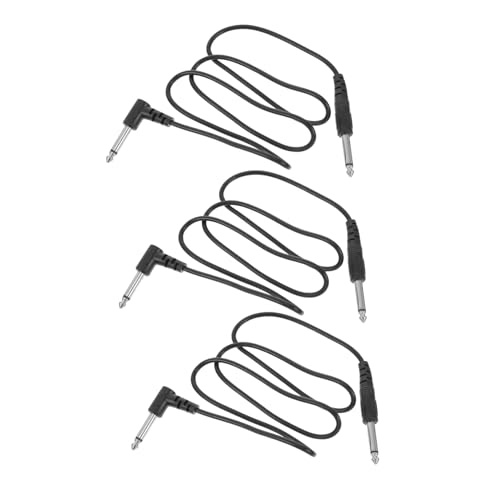 Supvox 3 Stück Teiliges Gitarrenanschlusskabel Langlebig mit Hochwertiger Signalübertragung für Gitarre Bass Lautsprecher Schwarz Einsetzbar Supvox 3 Stück Teiliges Gitarrenanschlusskabel Langlebig mit Hochwertiger Signalübertragung für Gitarre Bass Lautsprecher Schwarz Einsetzbar von Supvox