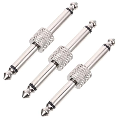 Supvox 3 Stück Teiliges Pedal Board Connector aus Nickelbeschichtetem Messing Gerader Effektpedal Adapter mit Starkem Signal und Rauschunterdrückung Platzsparend Langlebig Kompatibel für Supvox 3 Stück Teiliges Pedal Board Connector aus Nickelbeschichtetem Messing Gerader Effektpedal Adapter mit Starkem Signal und Rauschunterdrückung Platzsparend Langlebig Kompatibel für von Supvox