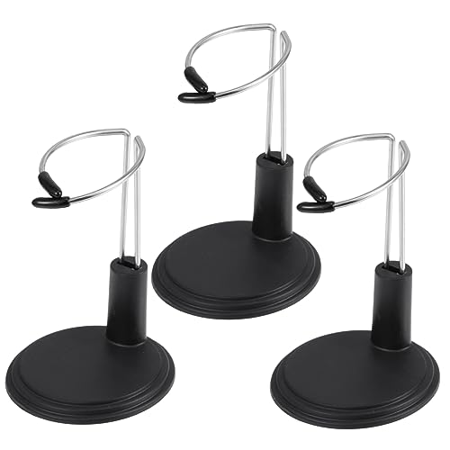 Supvox 3 Teiliger Puppenständerhalter Blau Puppen Mädchen Stehständer Puppenhalter Rack Puppenhandarbeitsständer Puppenstützständer Puppenständer Großer Ständer Display Kunststoff von Supvox