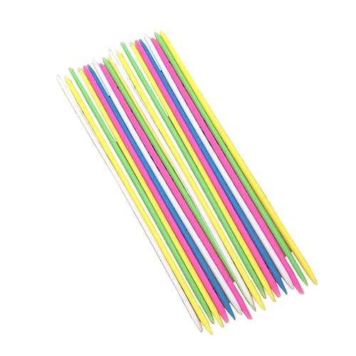 Supvox 30 Stück Bunte Spielstäbchen für Eltern Junge Mädchen Spiele Riesenspaß für Altersgruppen Partyspiel für Drinnen und Draußen Fördert Kreativität und Motorische Fähigkeiten von Supvox