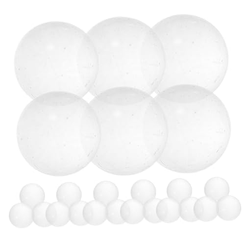 Supvox 30 Stück Teiliges Transparente Glasperlen Runde Glaskugeln mit Glatter Oberfläche Dekorative Murmeln für DIY Bastelprojekte Vasenfüllung und Teenager Supvox 30 Stück Teiliges Transparente Glasperlen Runde Glaskugeln mit Glatter Oberfläche Dekorative Murmeln für DIY Bastelprojekte Vasenfüllung und Teenager von Supvox