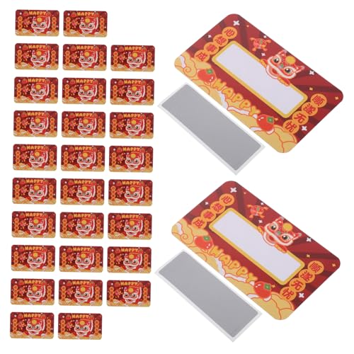 Supvox 30 Stück -geschenkkarte Partyspiele Für Das Neue Jahr Rubbelkarten Spiele des Neuen Jahres Neujahrsdekorationen Für Mondjahre Chinesische Neujahrsanfälle Papier Rot Supvox 30 Stück -geschenkkarte Partyspiele Für Das Neue Jahr Rubbelkarten Spiele des Neuen Jahres Neujahrsdekorationen Für Mondjahre Chinesische Neujahrsanfälle Papier Rot von Supvox