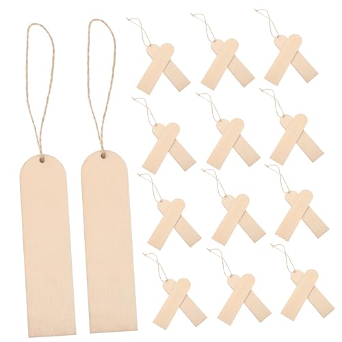Supvox 30 Stück hölzernes Lesezeichen aufzeichnen Namensschilder Etikett mit Stichworte leeres Lesezeichen-Tag Lesezeichen für DIY Lesezeichen zum Malen Holz Light Brown Supvox 30 Stück hölzernes Lesezeichen aufzeichnen Namensschilder Etikett mit Stichworte leeres Lesezeichen-Tag Lesezeichen für DIY Lesezeichen zum Malen Holz Light Brown von Supvox