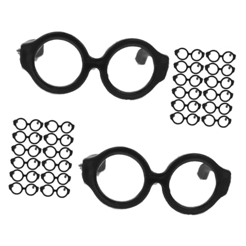 Supvox 30Stücke Puppenbrille Mini Brillen Für Puppen Zubehör Zum Verkleiden Für Rollenspiele Kunststoff Passend Für Große Puppen Farblich Sortiert von Supvox