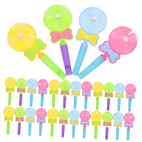 Supvox 30Stücke Teiliges Kinderpfeifen Spielzeugset Cartoon Windmühlen Lollipop Form Party Goodie Bag Füller für Kleinkinder Spiele und Feiern Supvox 30Stücke Teiliges Kinderpfeifen Spielzeugset Cartoon Windmühlen Lollipop Form Party Goodie Bag Füller für Kleinkinder Spiele und Feiern von Supvox