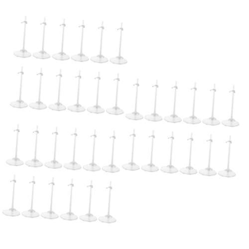 Supvox 36 Stck Teiliges Transparentes Puppenständer mit Stabilem Sockel Puppenhalter zur Sicheren Präsentation und Unterstützung von Puppenmodellen für Kinderzimmer und Sammlungen Supvox 36 Stck Teiliges Transparentes Puppenständer mit Stabilem Sockel Puppenhalter zur Sicheren Präsentation und Unterstützung von Puppenmodellen für Kinderzimmer und Sammlungen von Supvox