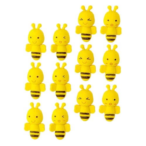 Supvox 36 Stück Bienen Radiergummis für Kawaii Cartoon Radierer Kreative Malwerkzeuge für Kindergarten Lustige Schulstationery für Junge von Supvox