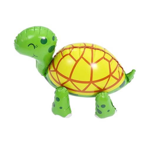 Supvox 3D-Schildkrötenballon Geburtstag Party Pool-Schlauchboote für aufblasbare schildkröte D Tierballon Schildkrötenballons tierischer Folienballon Aluminiumfolie Green von Supvox